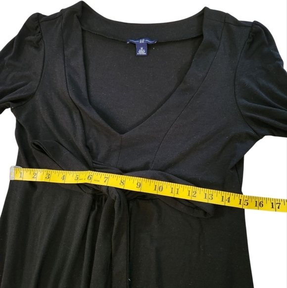 GAP Midi Long Sleeve Black Dress Medium - Picture 3 of 5